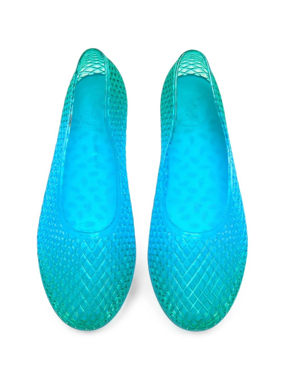 Ancient Greek Sandals Iro lattice ballet flats Blauw