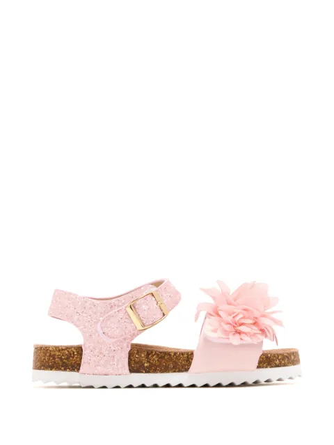 Colors Of California Slofik glitter floral-appliqué sandals