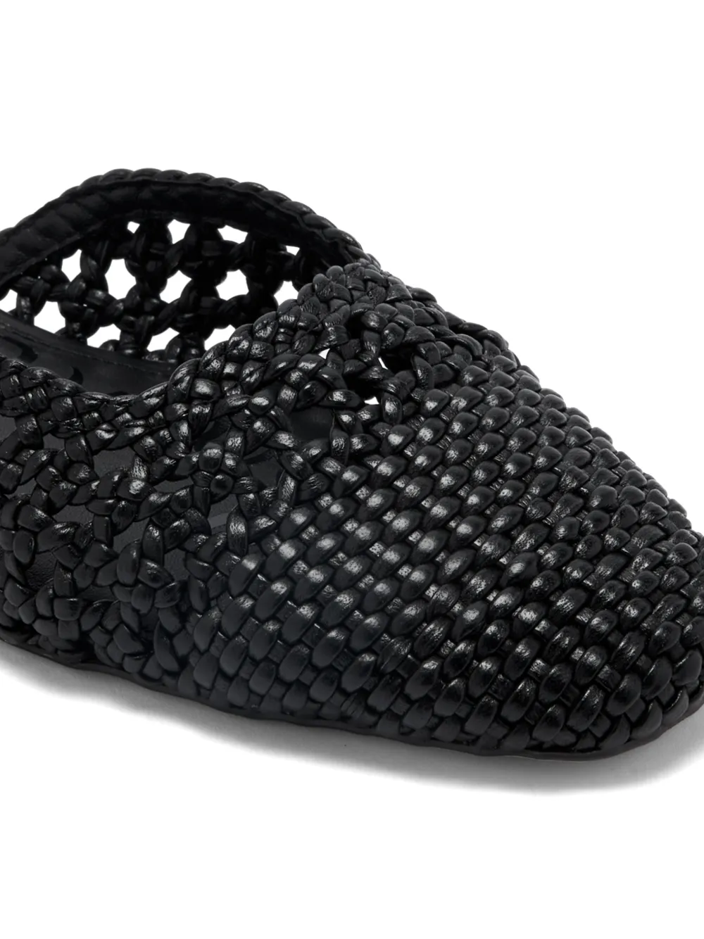 Sam Edelman Nola woven flat mules Zwart