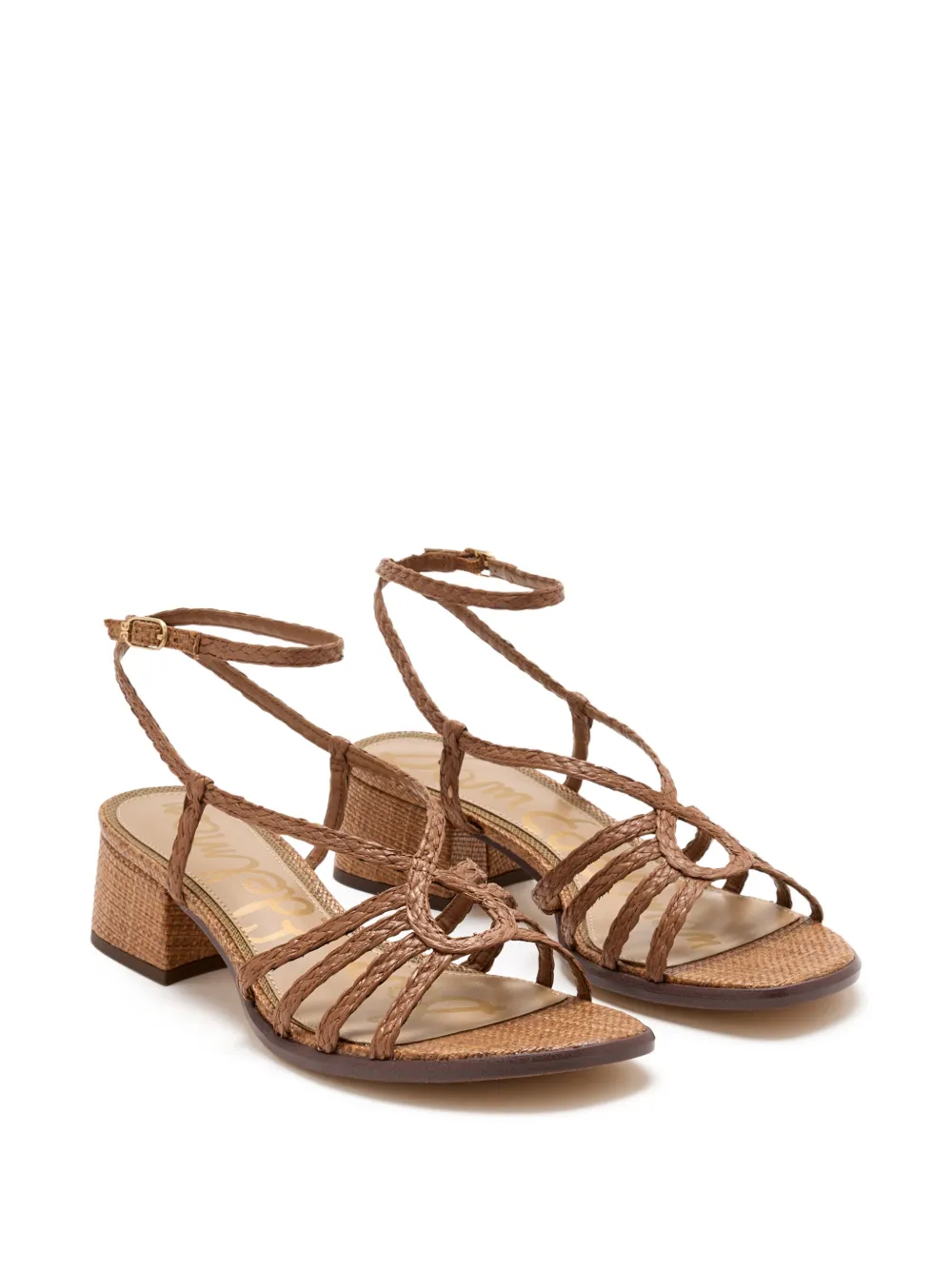 Sam Edelman Fletcher braided raffia sandals Bruin