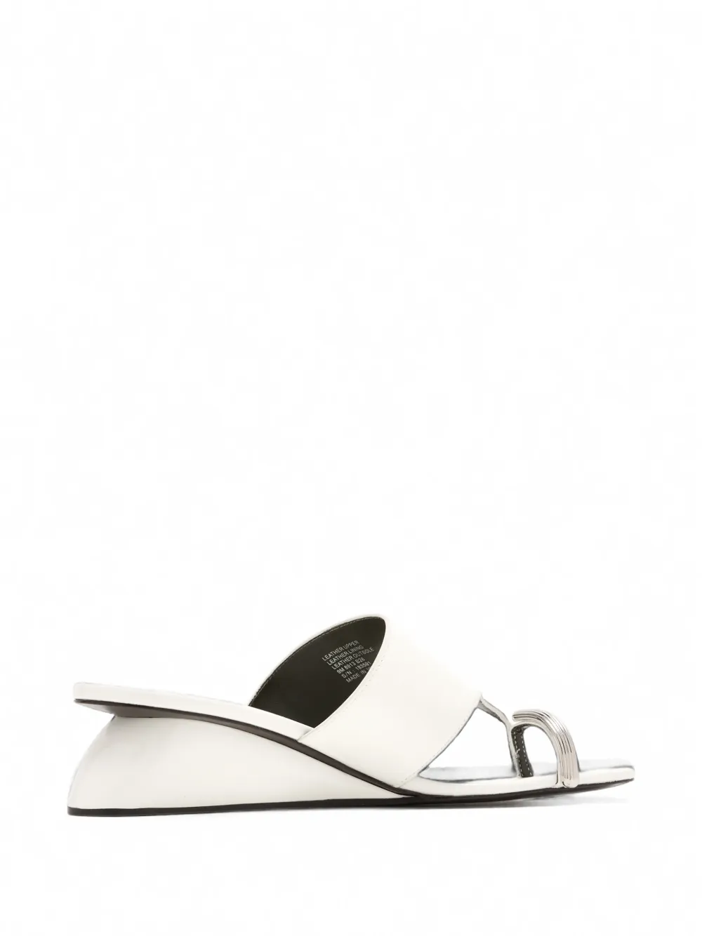 Tory Burch Pierced sandalen met sleehak Wit