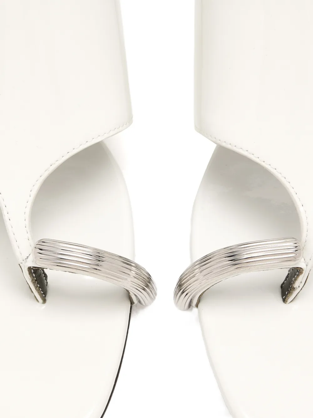Tory Burch Pierced sandalen met sleehak Wit
