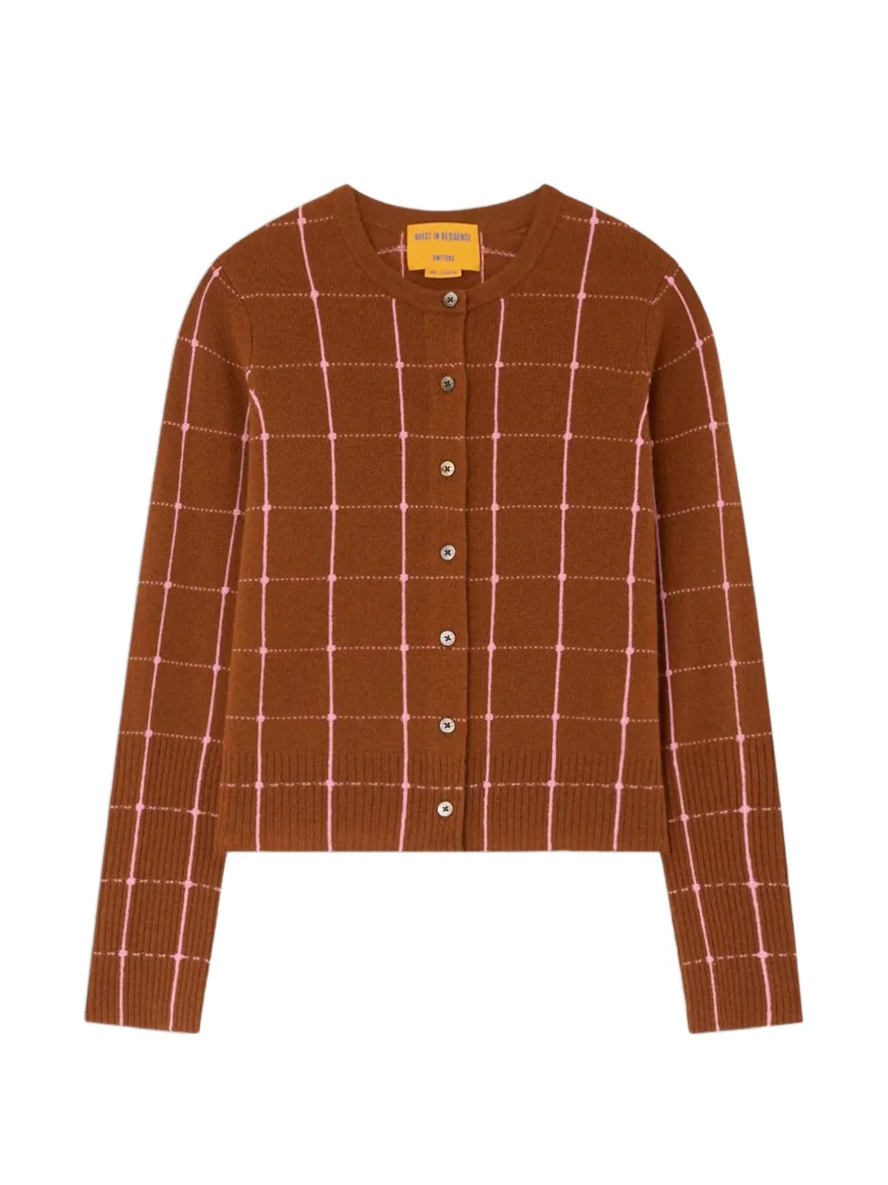 Guest In Residence Jane checked cardigan