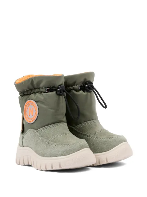 NATURINO bottines à empiècements en daim et lien de resserrage