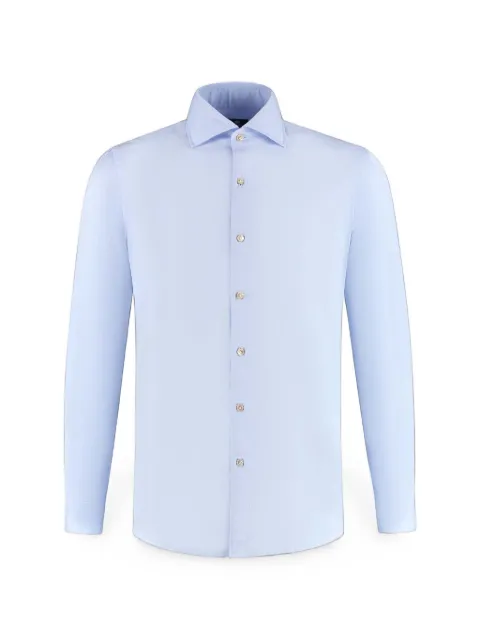 Luigi Borrelli cutaway-collar long-sleeve shirt