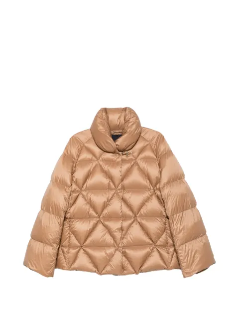 Fay diamond-quilted lobster-clasp coat