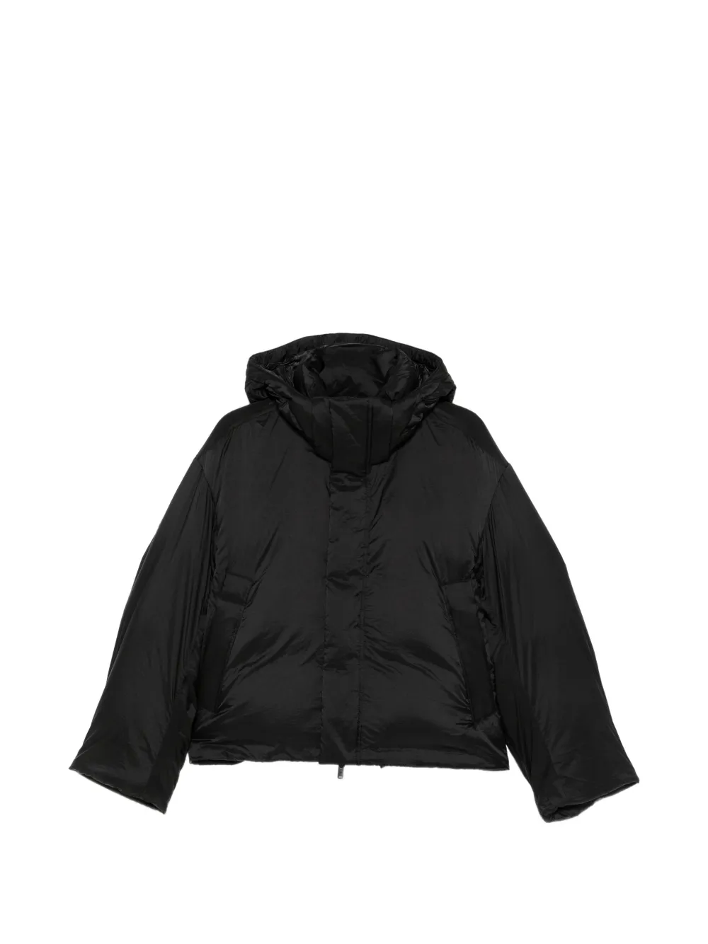 Y-3 hooded padded coat - Nero