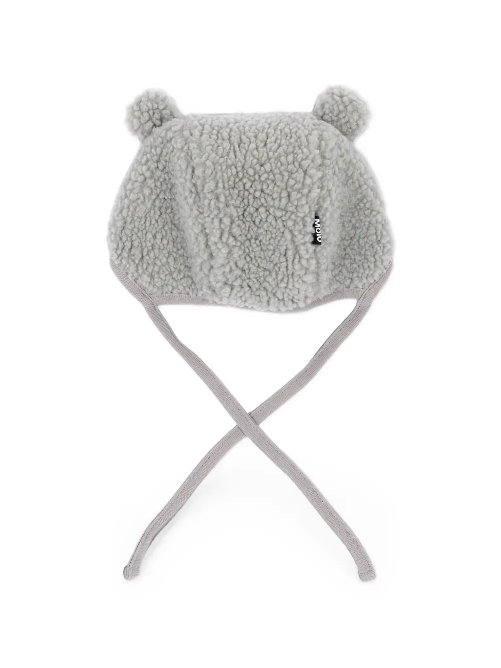Molo Kandis teddy-bear fleece hat Grijs