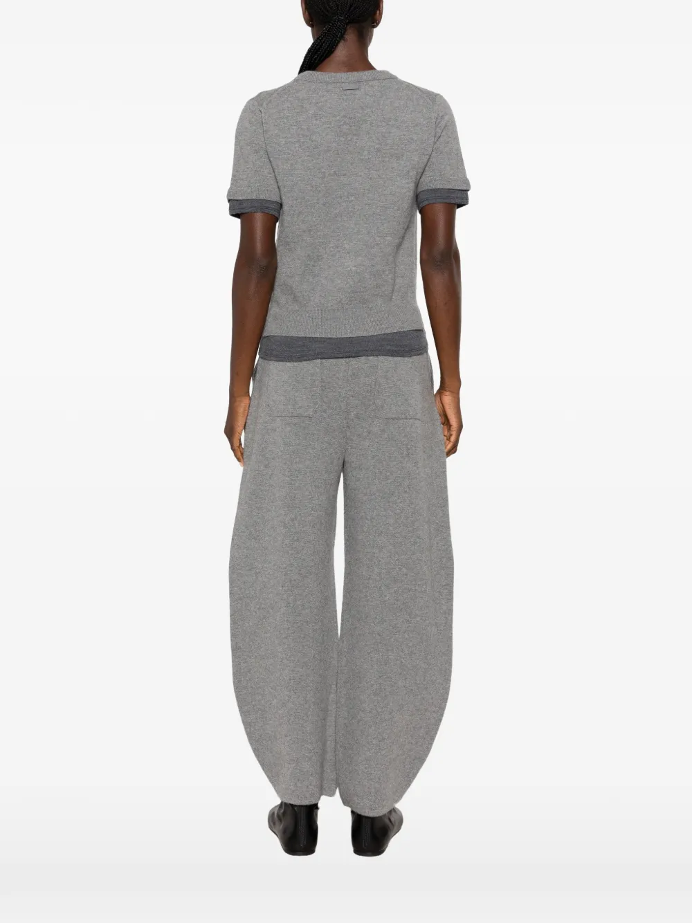 Juun.J T-shirt met ronde hals Grijs