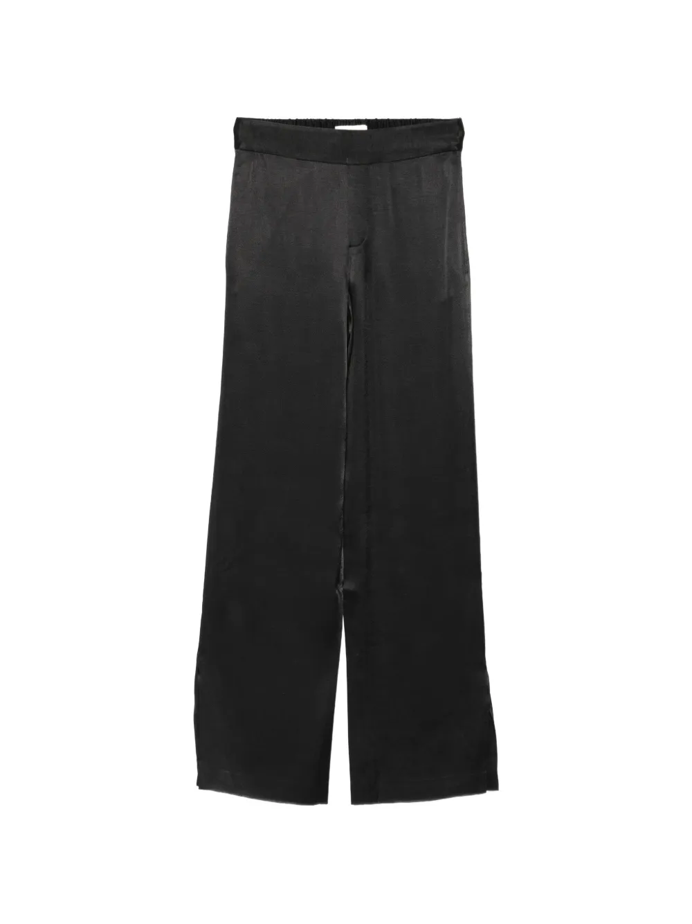 Lisa Yang satin-finish trousers - Schwarz
