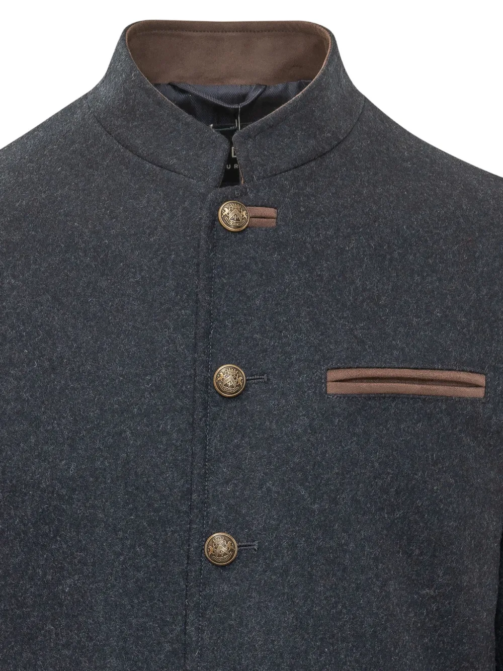 SCHNEIDERS Otto jas met hoge hals Blauw