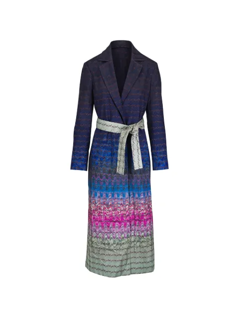 Missoni abrigo con cinturón