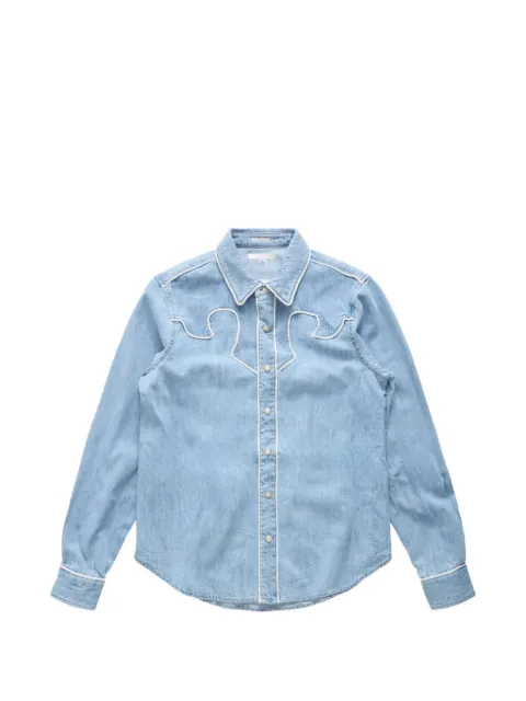 MOTHER The Country Exe's piped-trim shirt