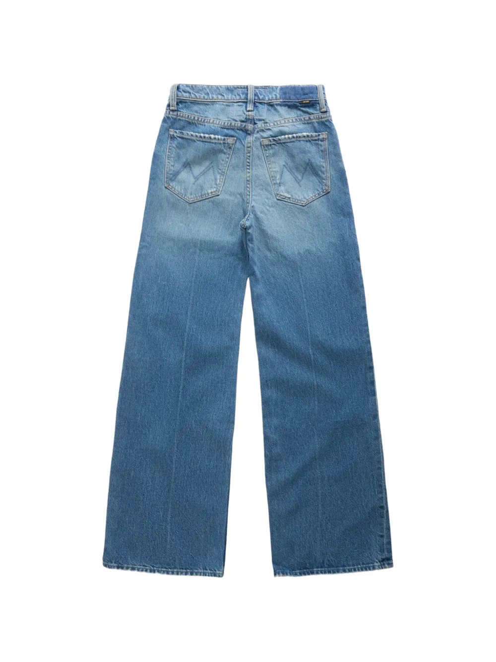 MOTHER The Rerun distressed jeans Blauw