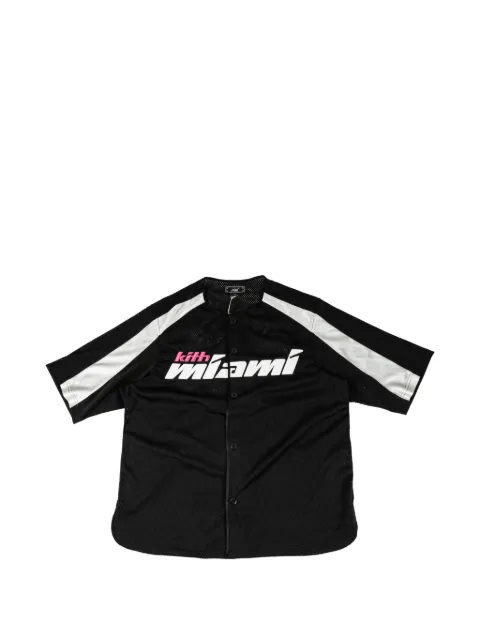 KITH Miami Willis mesh baseball shirt