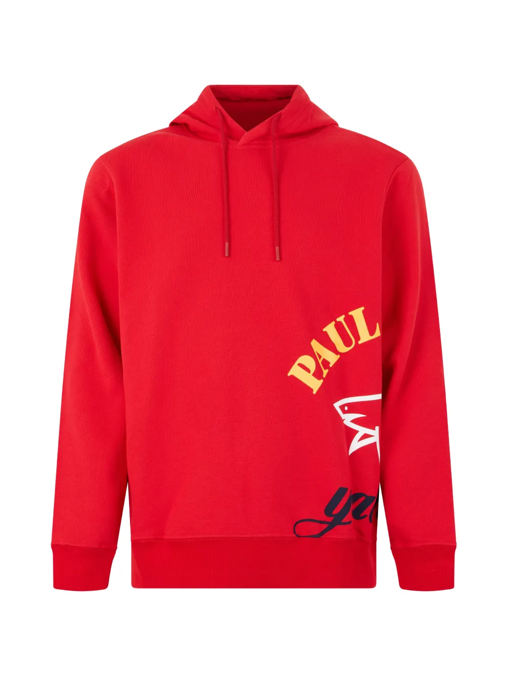 Paul & Shark logo-print cotton hoodie