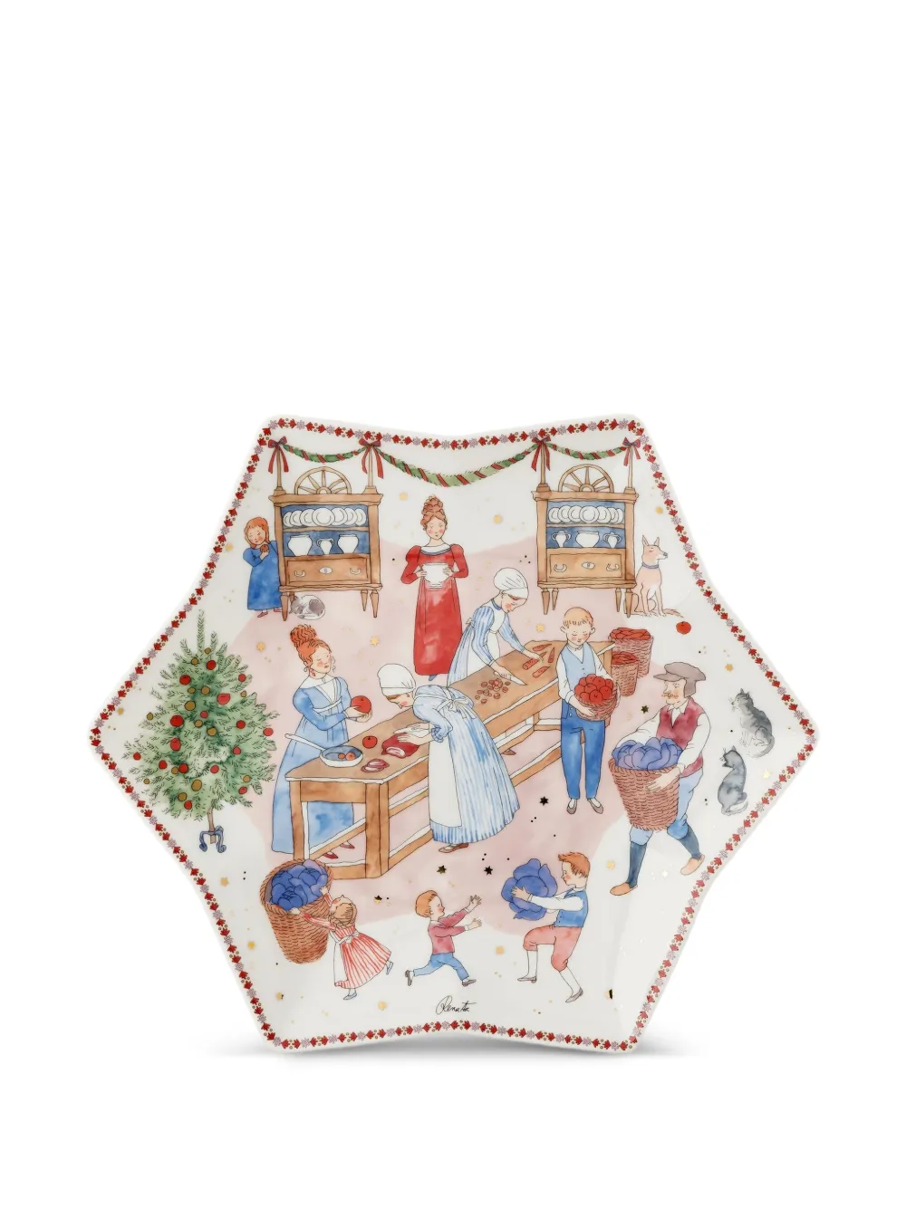 HUTSCHENREUTHER bol Christmas Feast en forme d’étoile - Multicolore