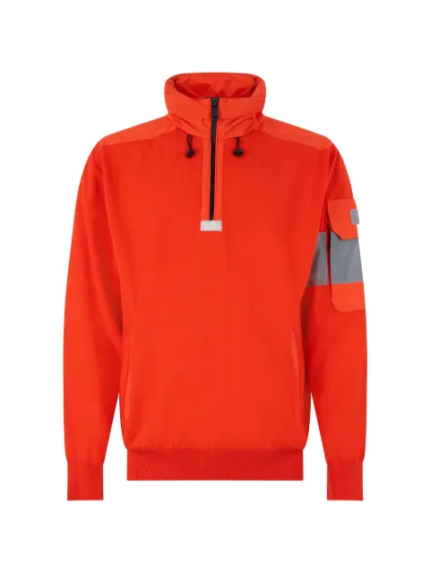 Paul & Shark quarter-zip panelled sweater