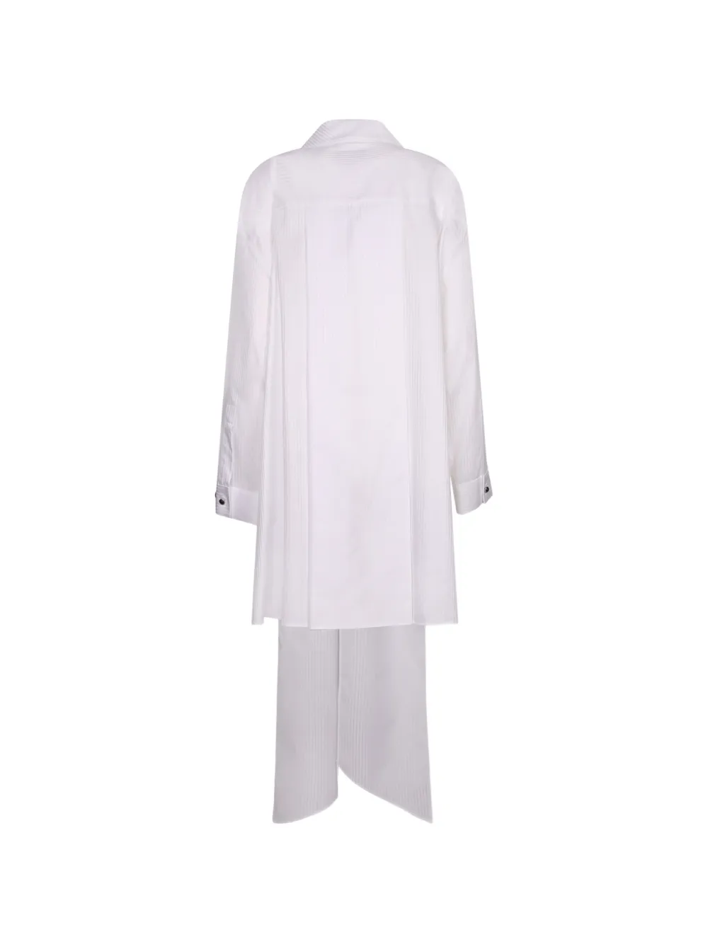 Emporio Armani Blouse met vlakken en plooien Wit