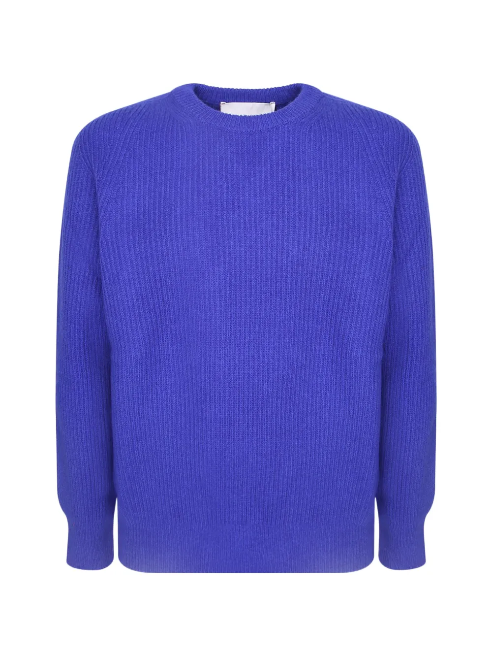 AMARANTO ribbed-knit raglan-sleeve sweater