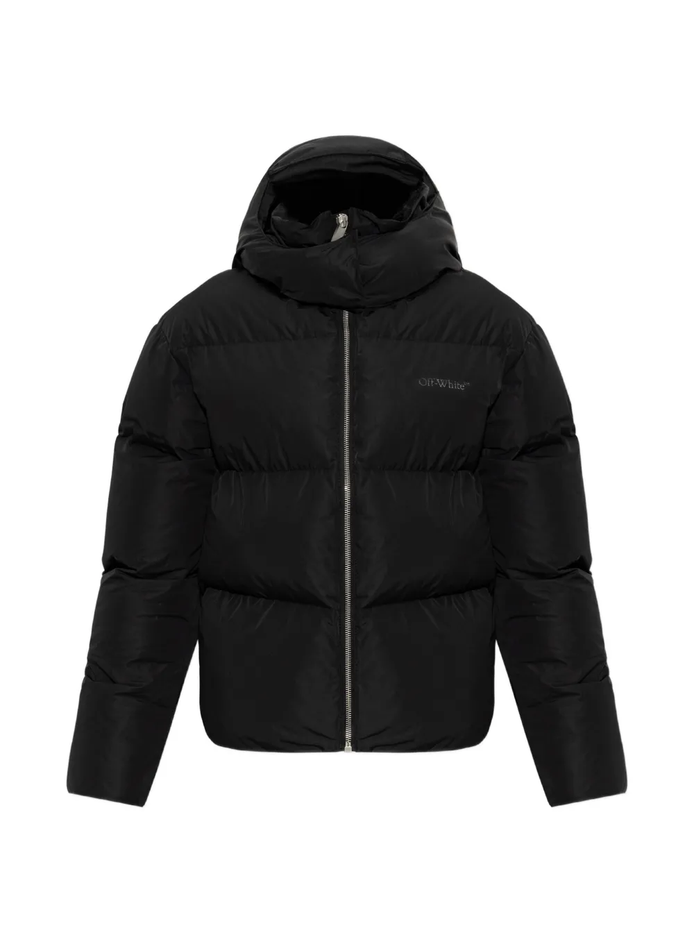 Off-White hooded puffer jacket