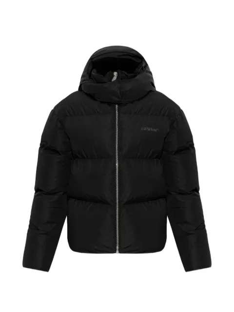 Off-White hooded puffer jacket