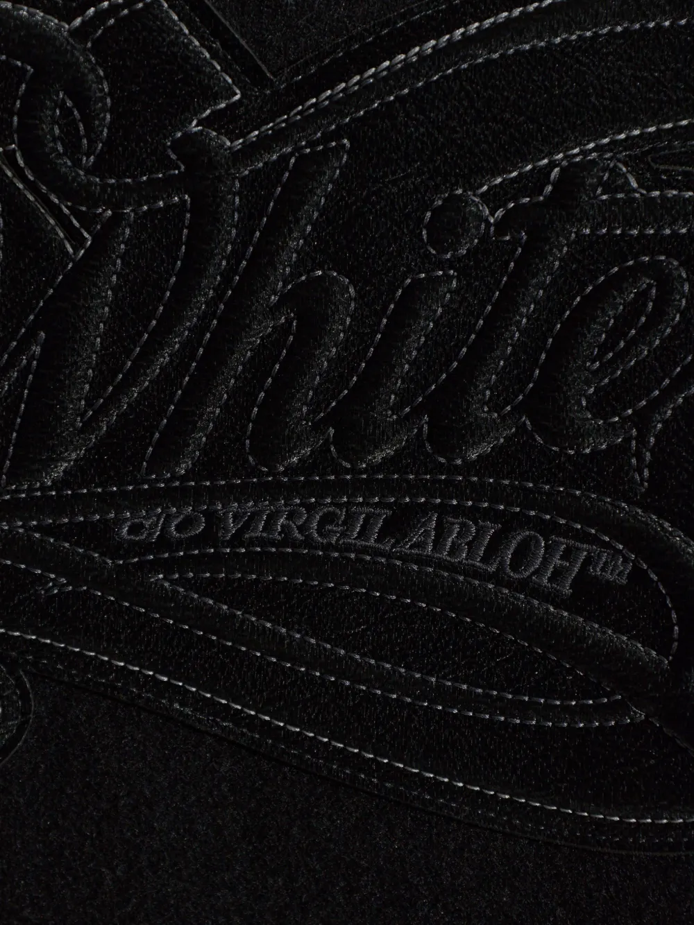 Off-White Bomberjack met logopatch Zwart