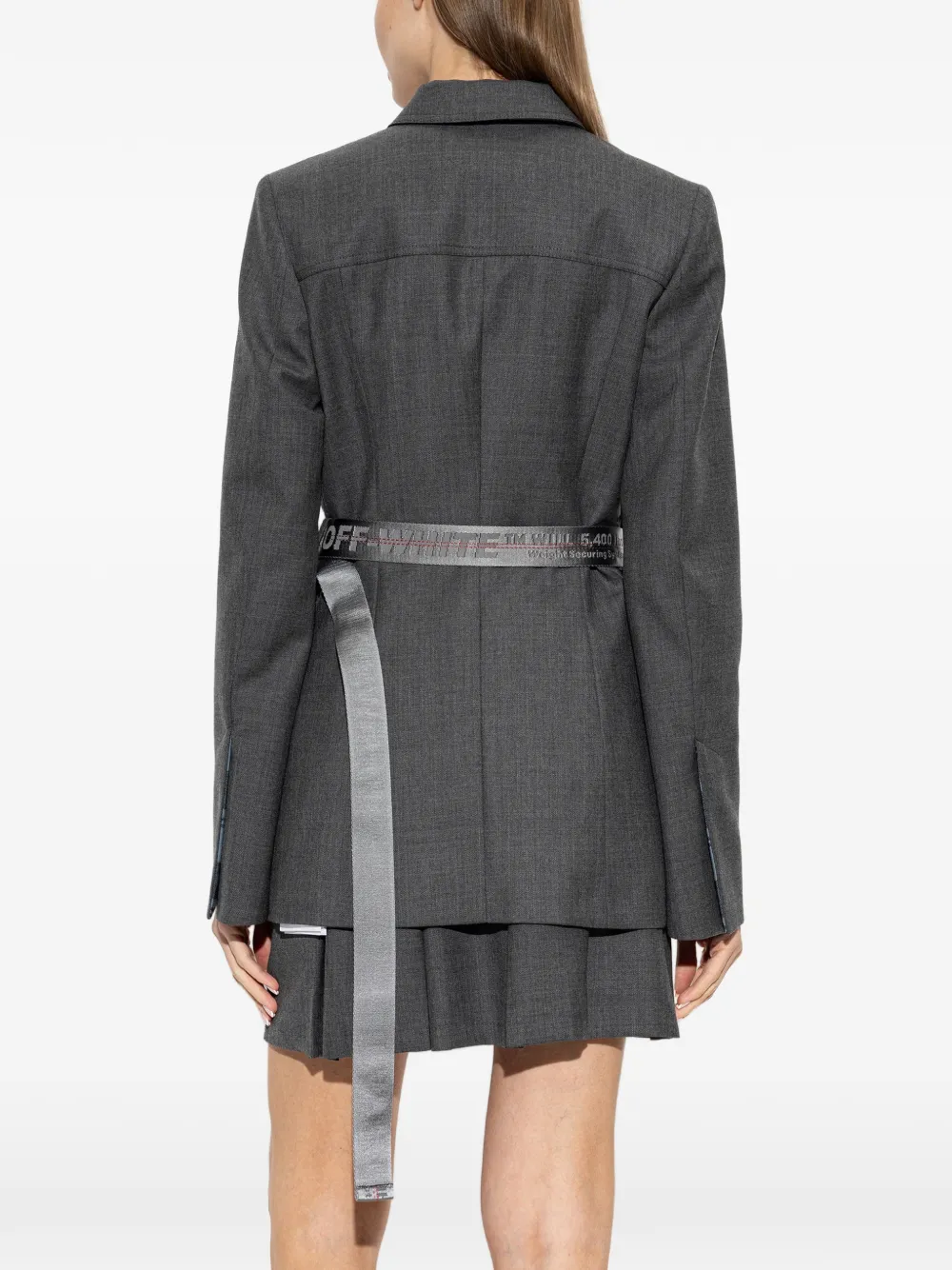 Off-White Wollen blazer Grijs