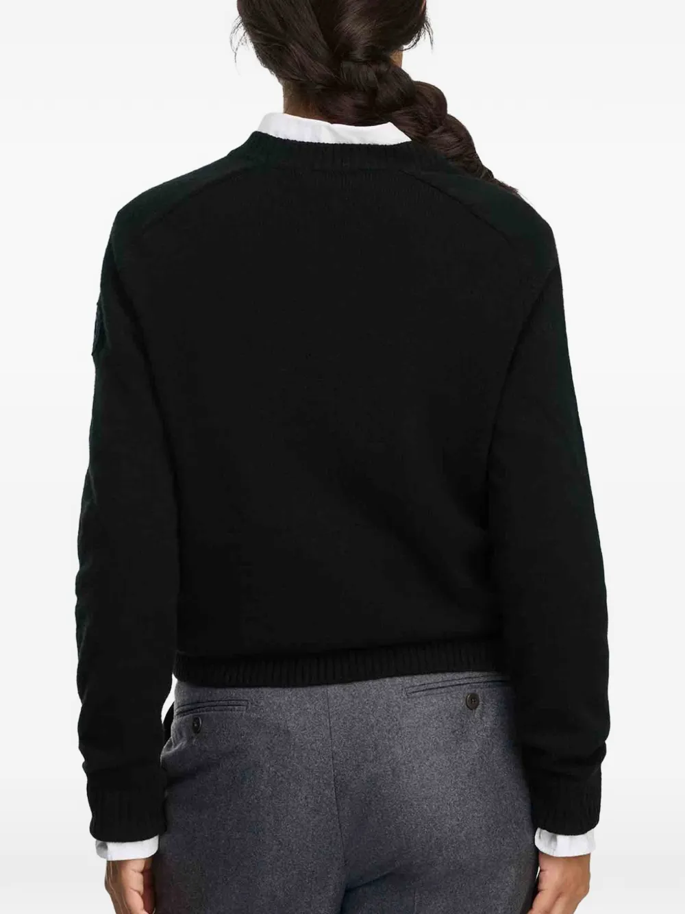Canada Goose Joffre Logo-patch Sweater in Black, view 3