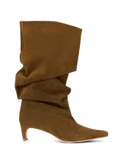 STAUD slouchy pointed-toe boots