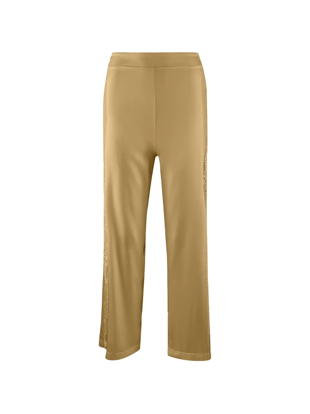 Aubade bas de pyjama Midnight Whisper à empiècement en dentelle - Jaune