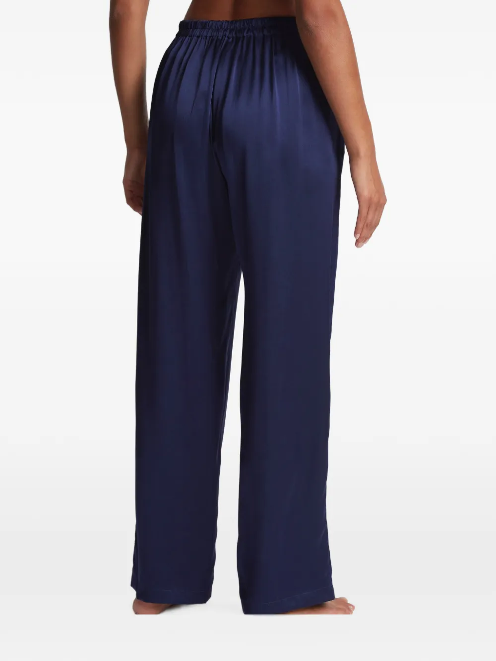 Aubade Toi Mon Amour zijden pyjamabroek Blauw