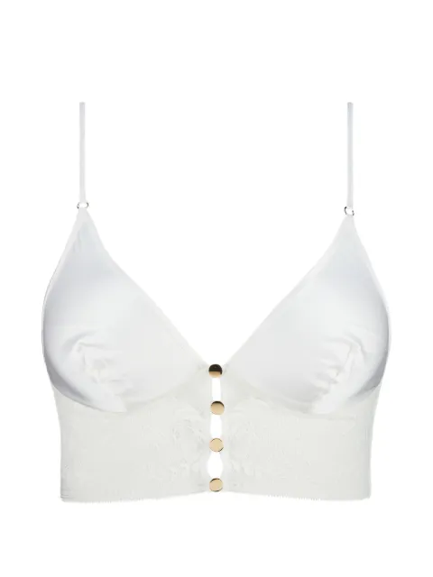 Aubade Midnight Whisper lace-panelled bra top