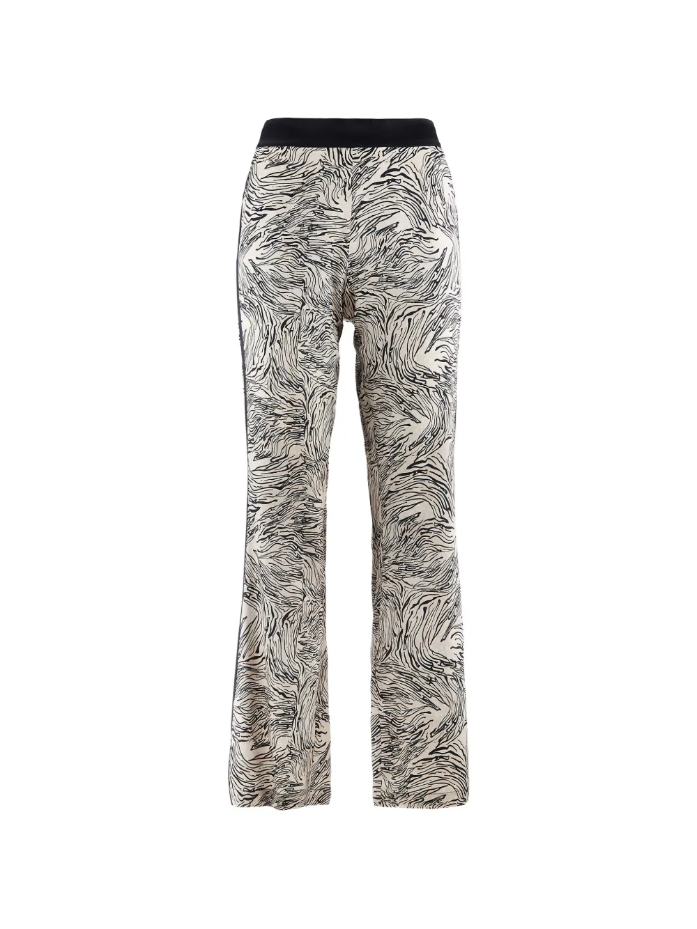 Aubade Smocky Night silk-blend straight-leg trousers