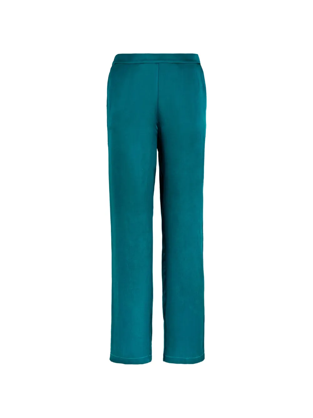 Aubade bas de pyjama Toi mon Amour en soie - Vert