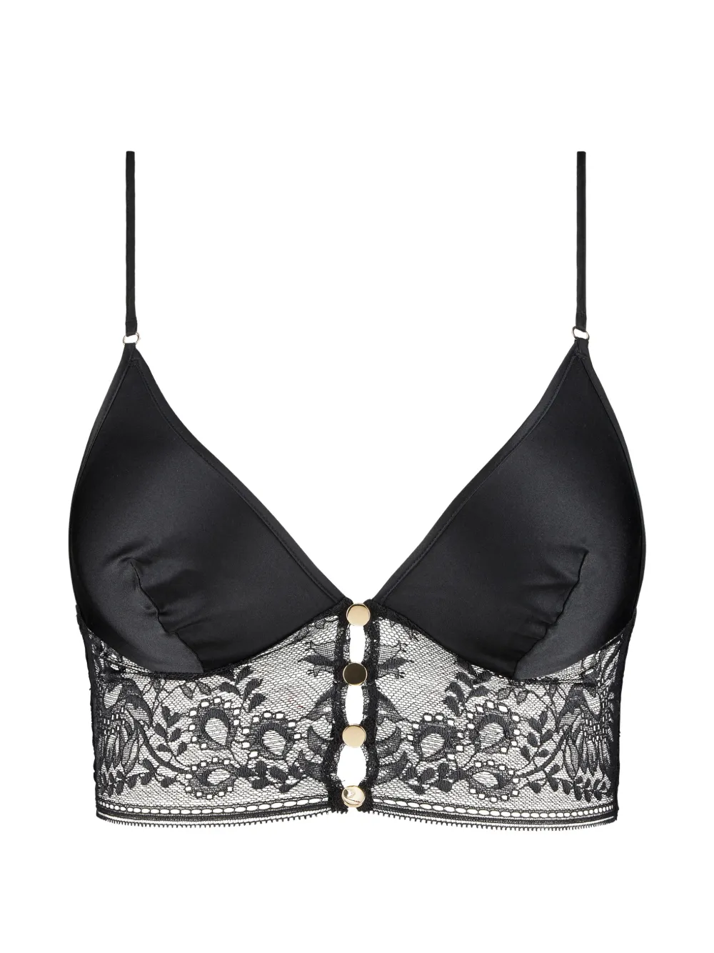 Aubade Midnight Whisper lace-trim bra