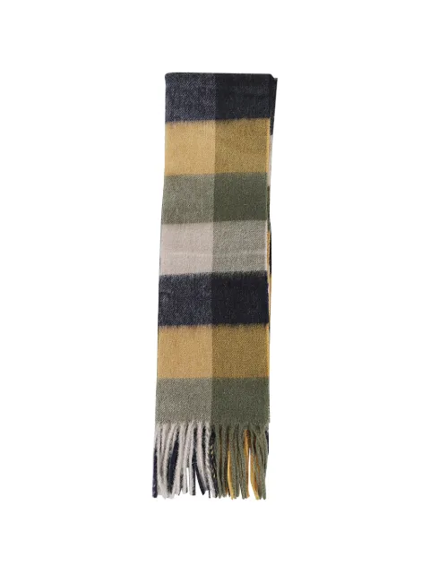 Barbour Tattersall fringed scarf