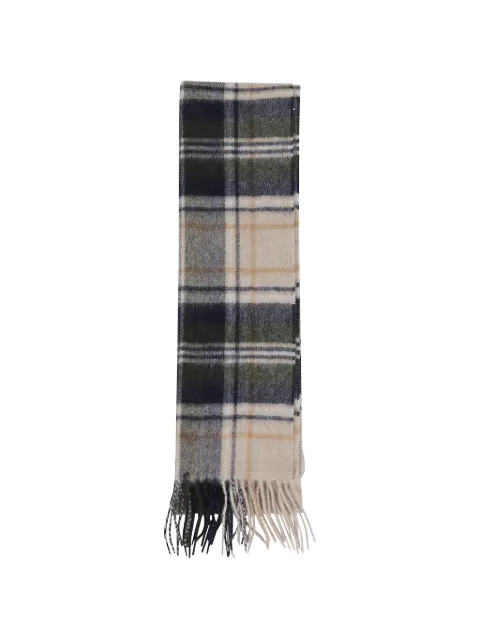 Barbour New Check fringed scarf