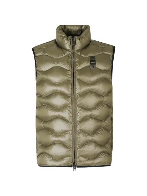 Blauer Danny wave-quilted gilet