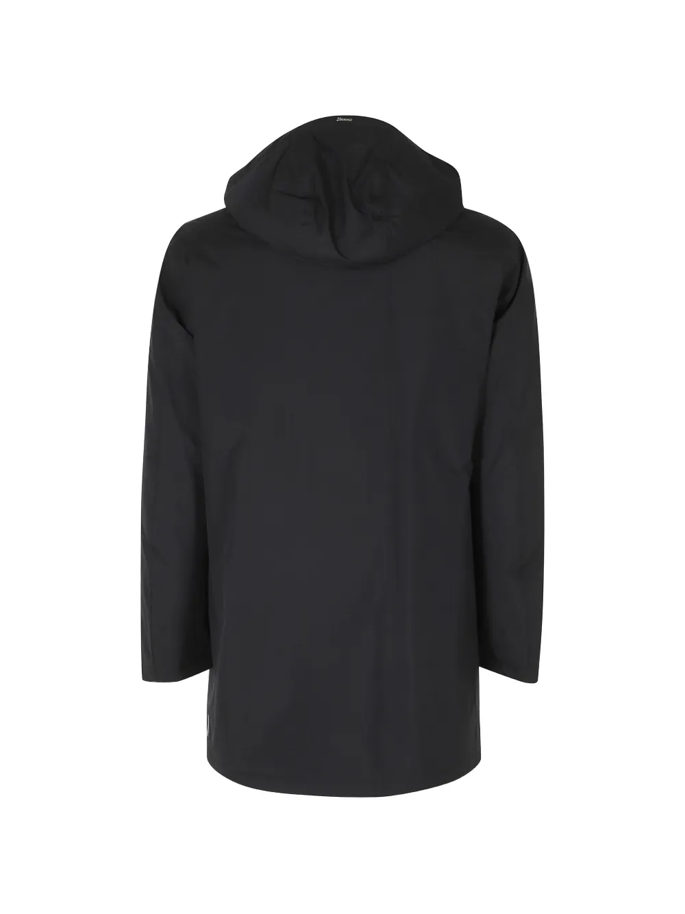 Herno GORE-TEX jack met verborgen sluiting en capuchon Zwart