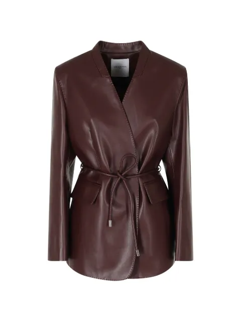 Isabelle Blanche belted single-breasted blazer