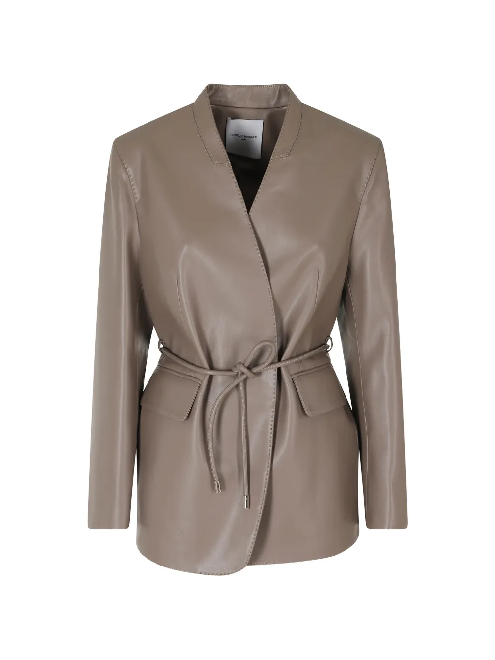 Isabelle Blanche belted single-breasted blazer