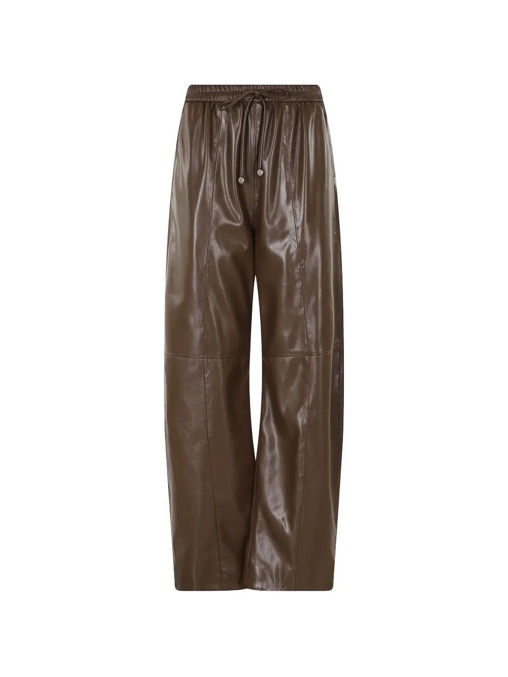 Isabelle Blanche elasticated-waist high-waisted trousers