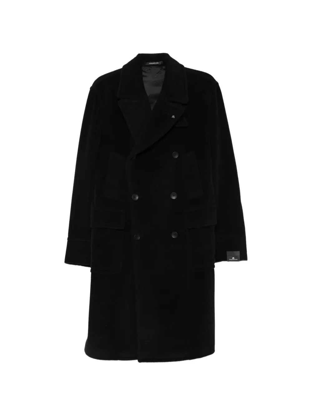 Tagliatore double-breasted coat - Black