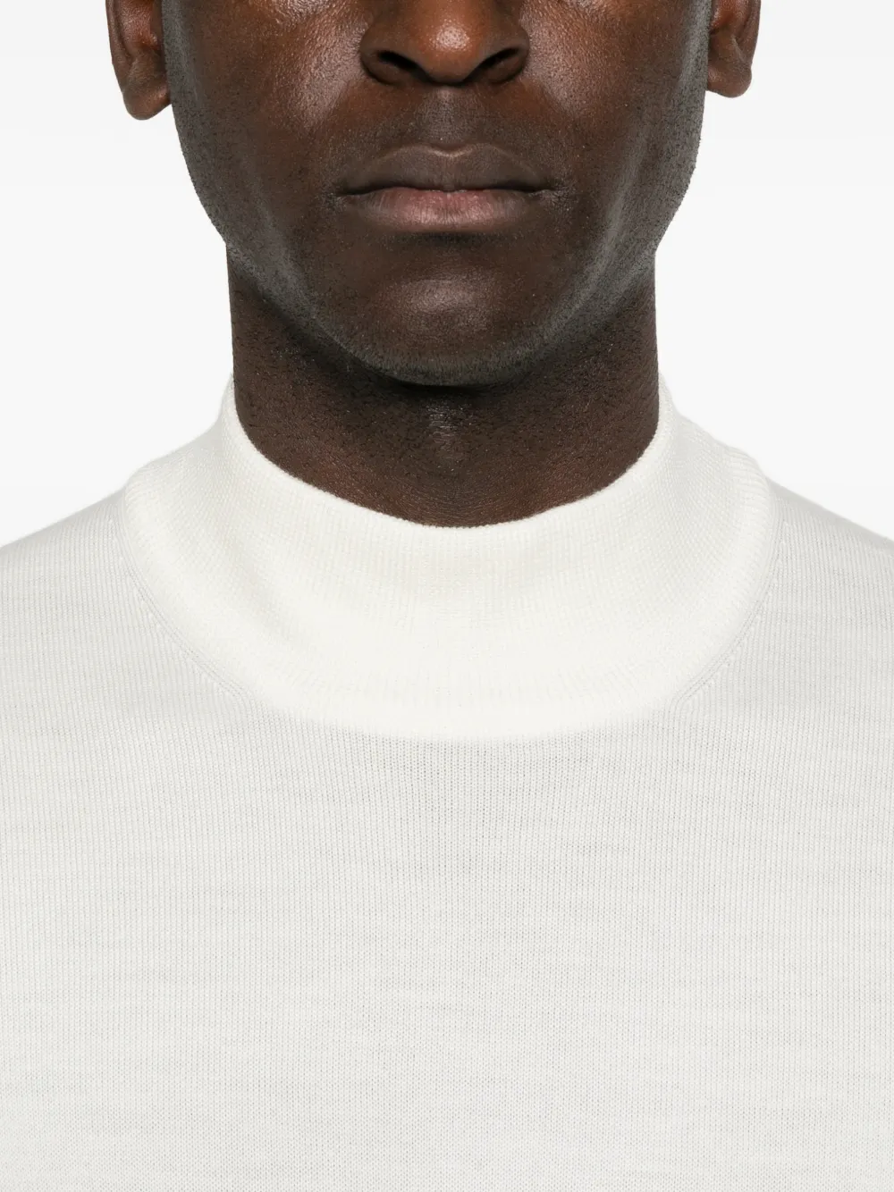 Tagliatore Lionel high-neck sweater Wit