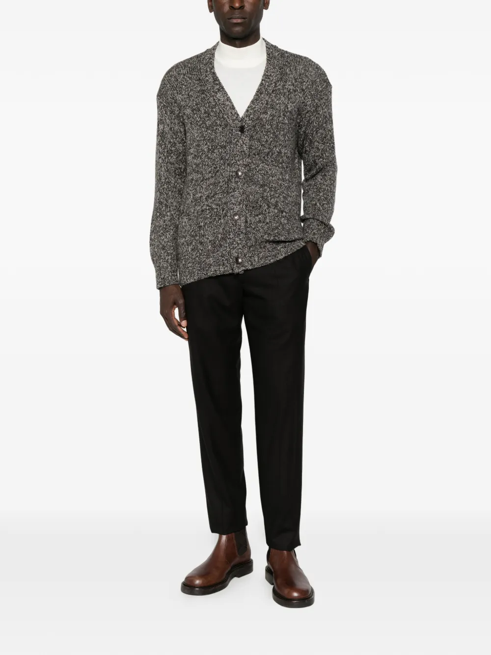 Tagliatore Lionel high-neck sweater Wit