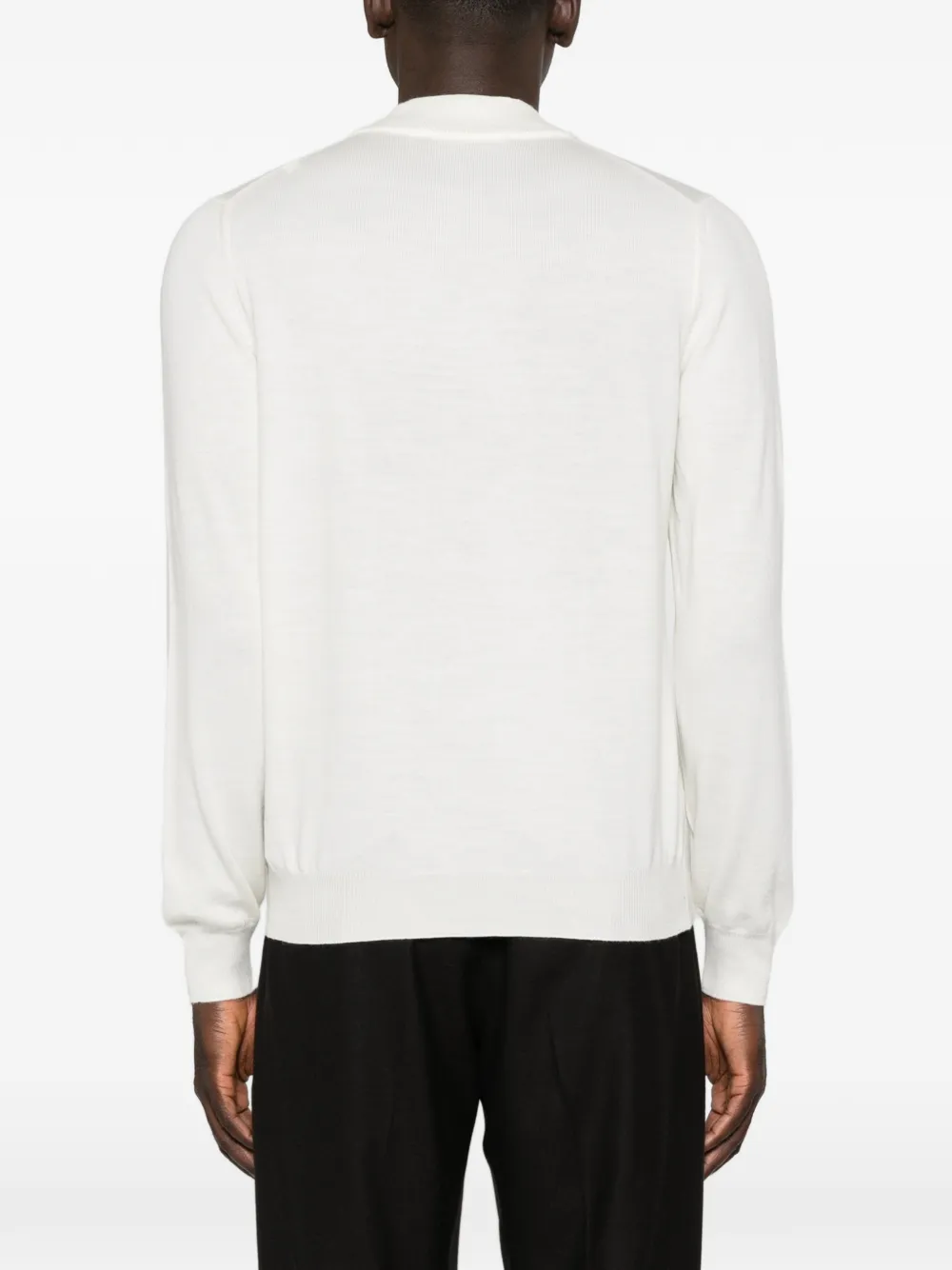 Tagliatore Lionel high-neck sweater Wit