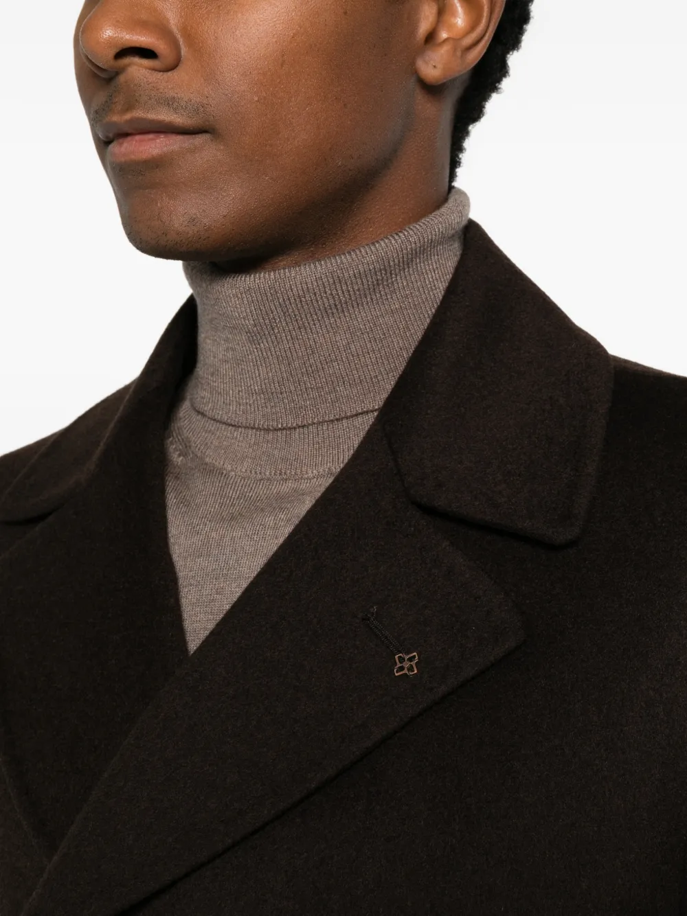Tagliatore double-breasted coat Bruin