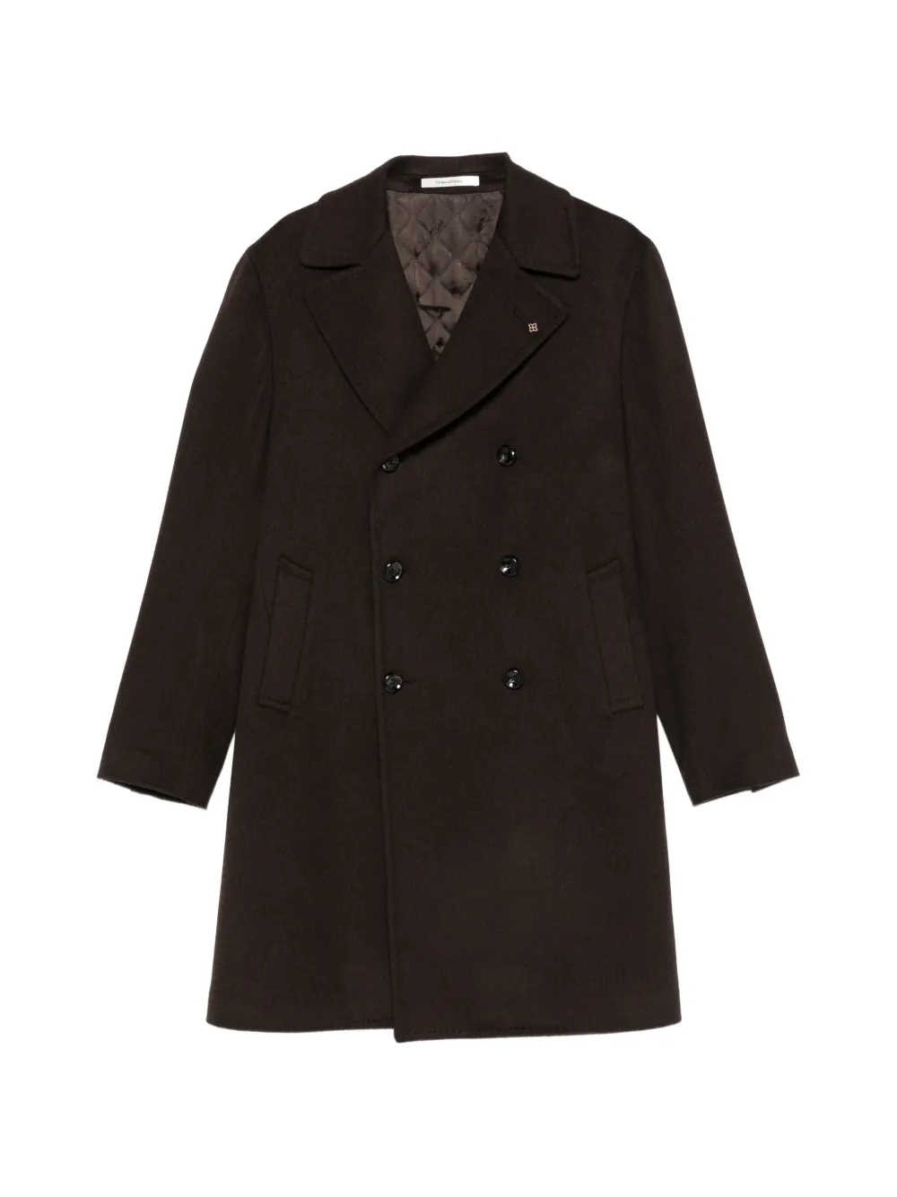 Tagliatore double-breasted coat Bruin