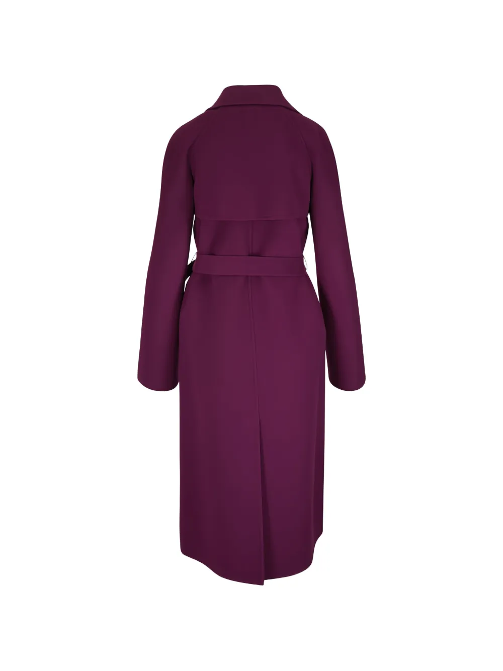 Michael Kors Jennifer wollen jas met ceintuur Paars